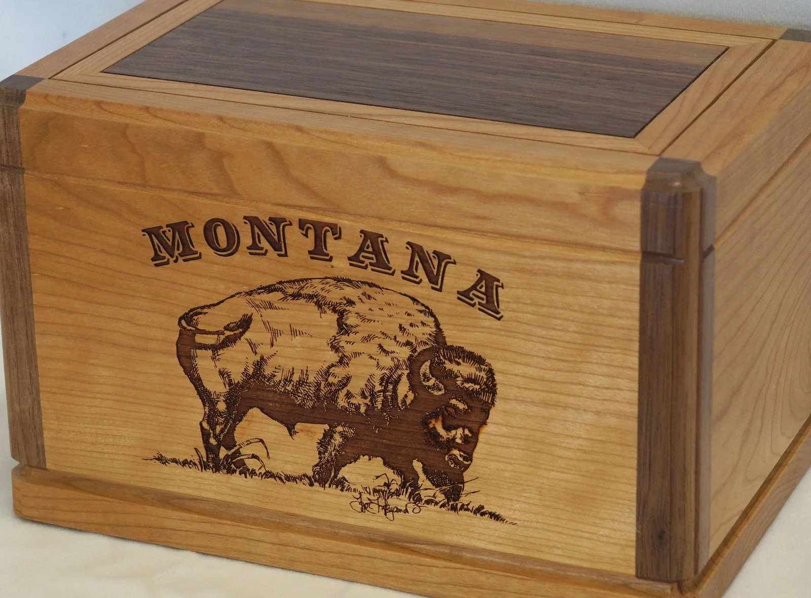 Cherry & Walnut Montana Buffalo
