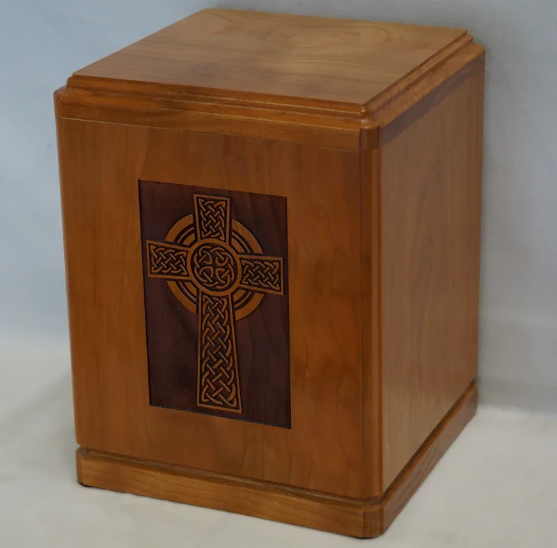 Cherry Celtic Cross Urn