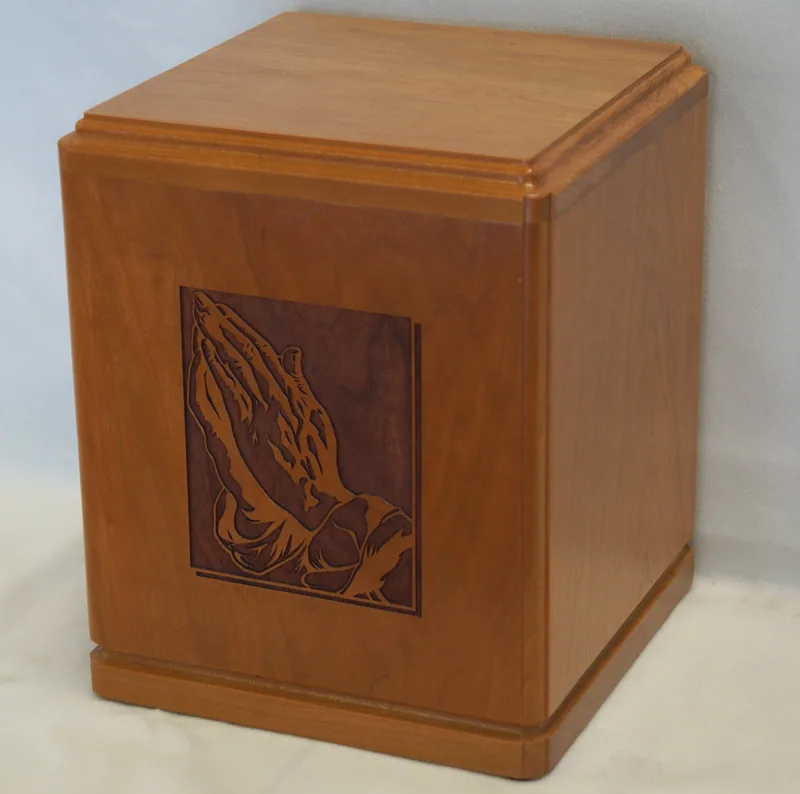 Cherry Praying Hands Urn